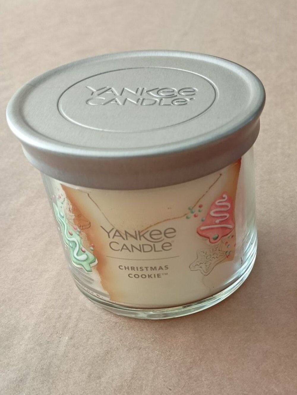 NWT Yankee Candle Christmas Cookie signature small tumbler candle